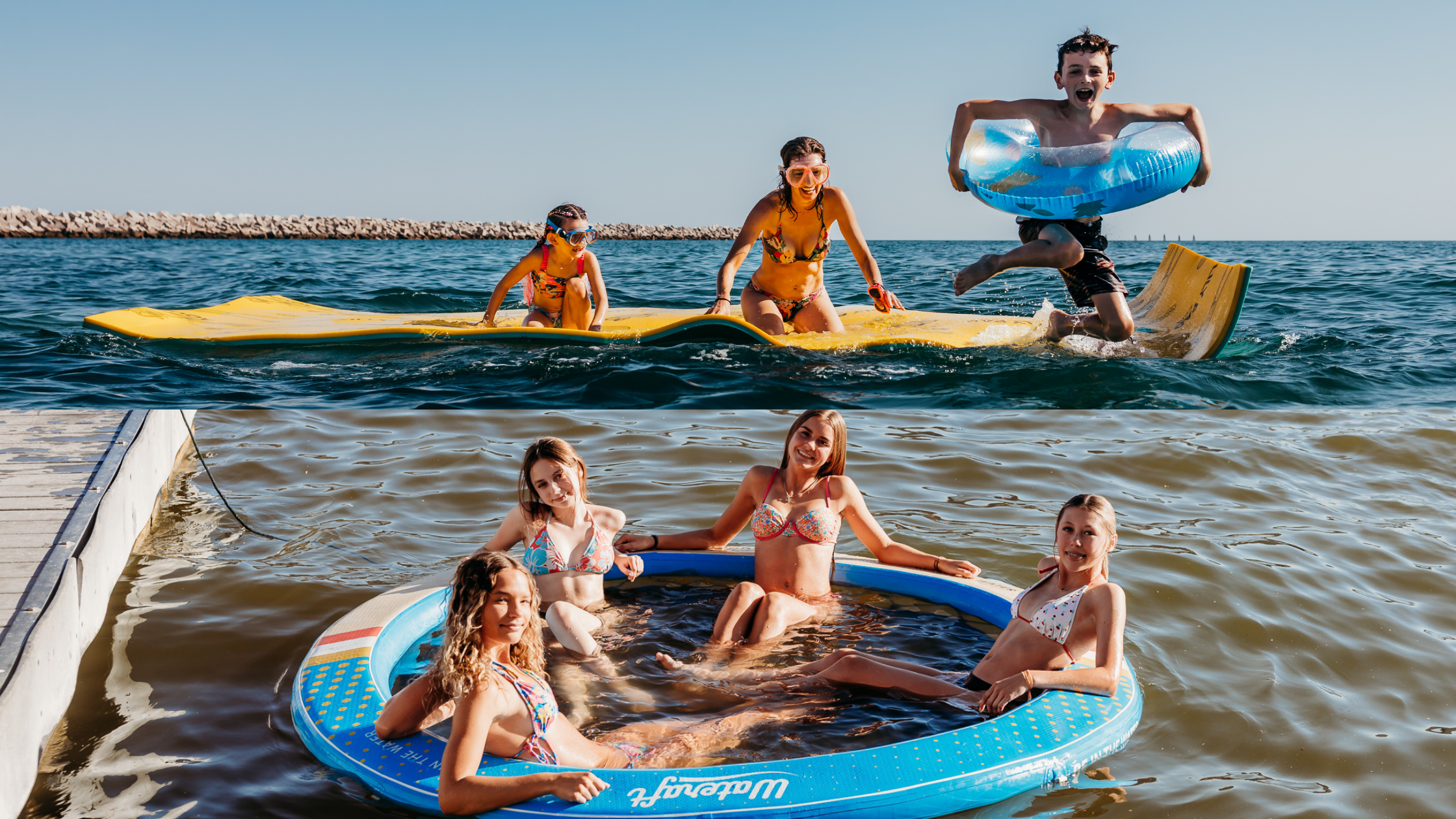 Water Trampoline & Slide Park