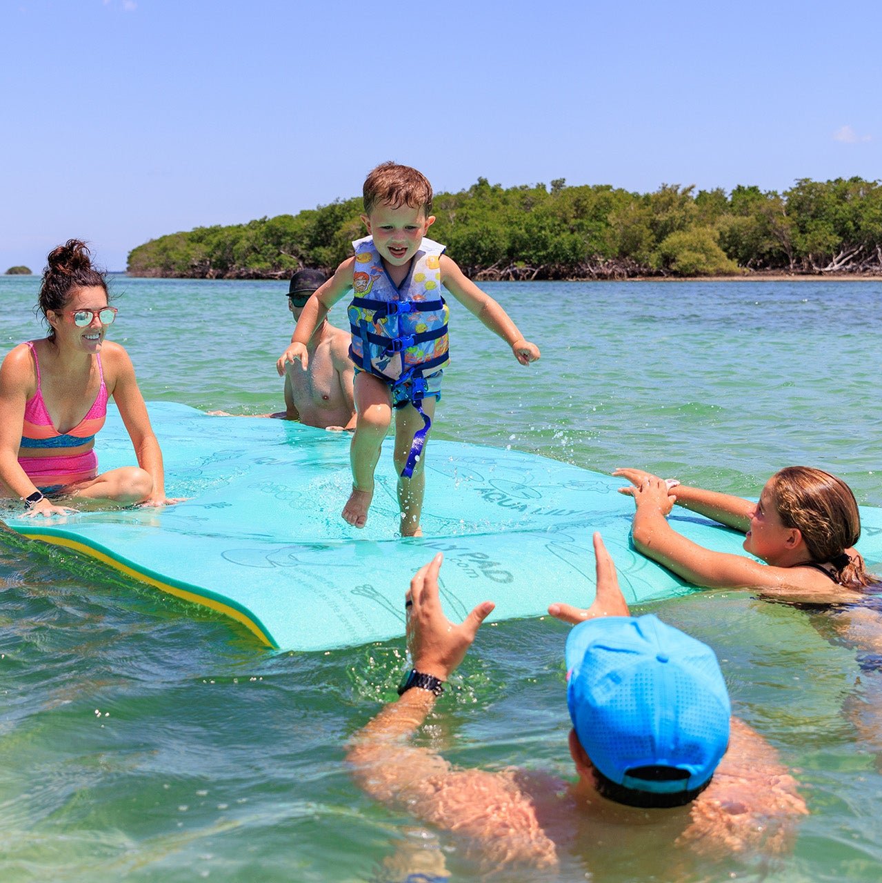 Lily Pad Floaty For Lake Aqua Lily Pad Floating Water Mats