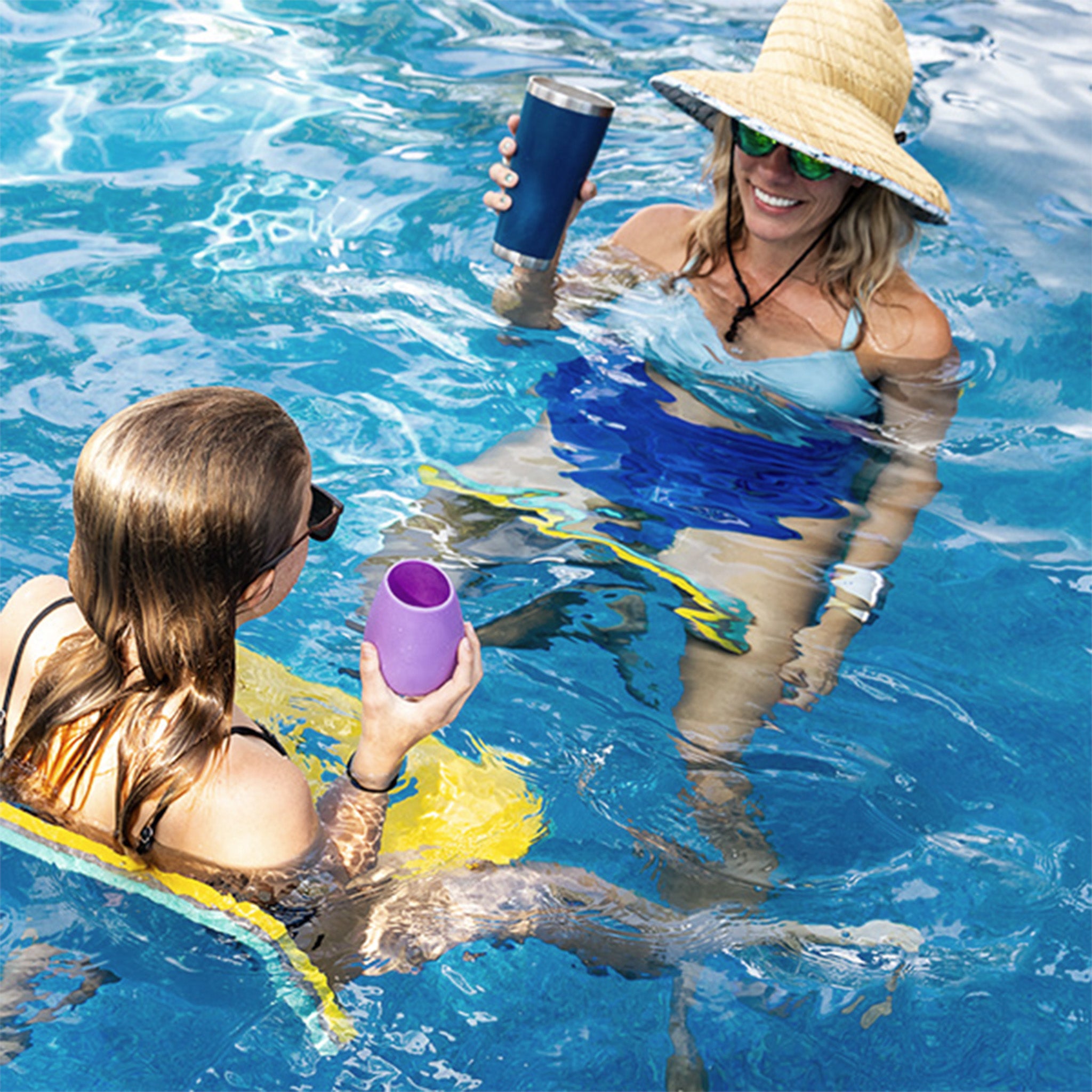 Buy 2 Viral Aqua Lily Water Saddles - Get 2 Saddles FREE