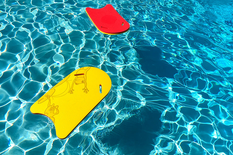 2 Giant Aqua Lily Pad Kickboards